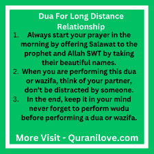 Dua For Long Distance Relationship