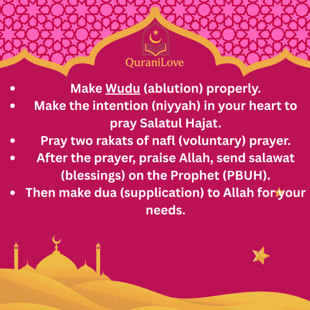 How to Perform Salatul Hajat