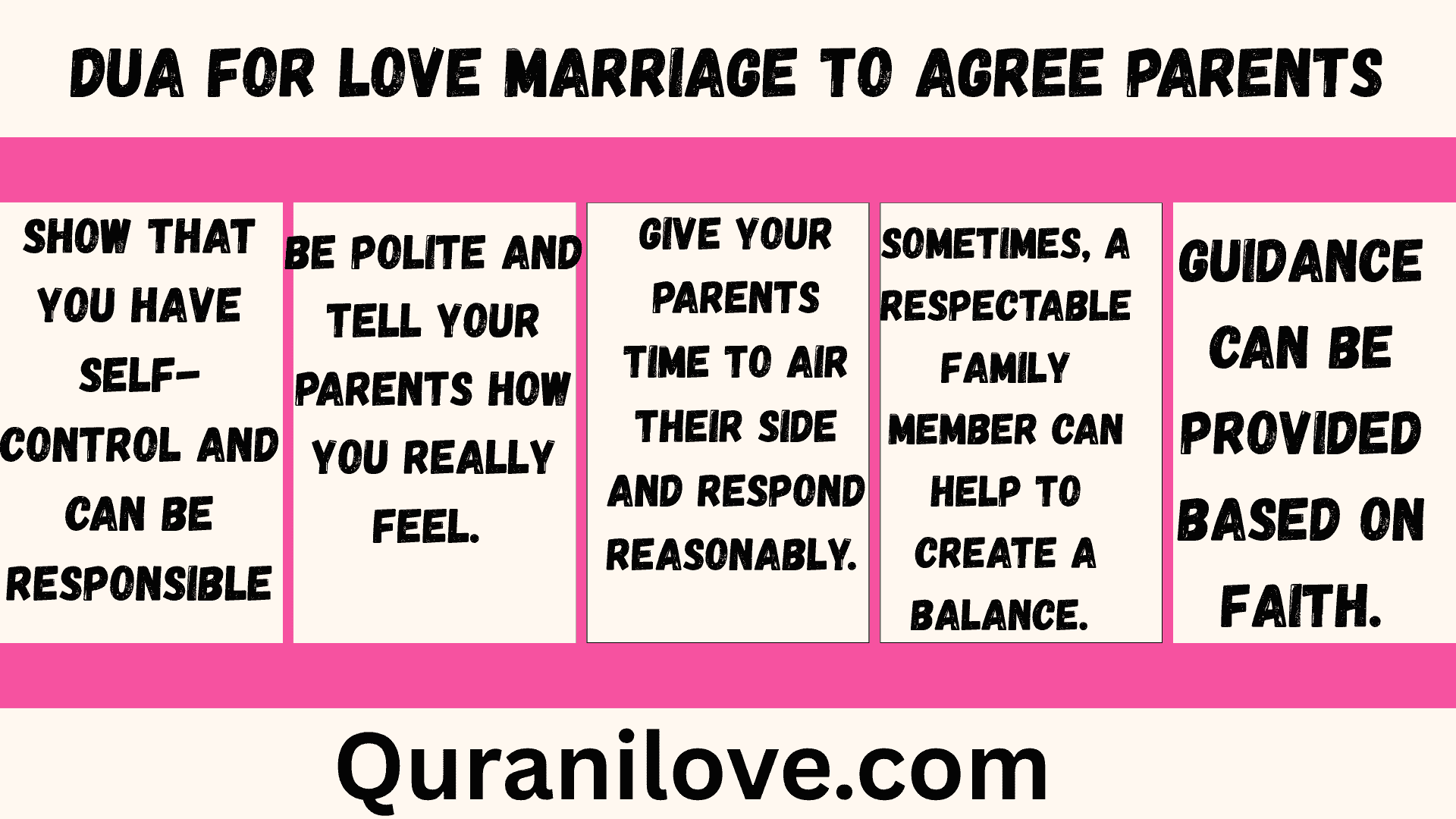 Dua for Love Marriage To Agree Parents