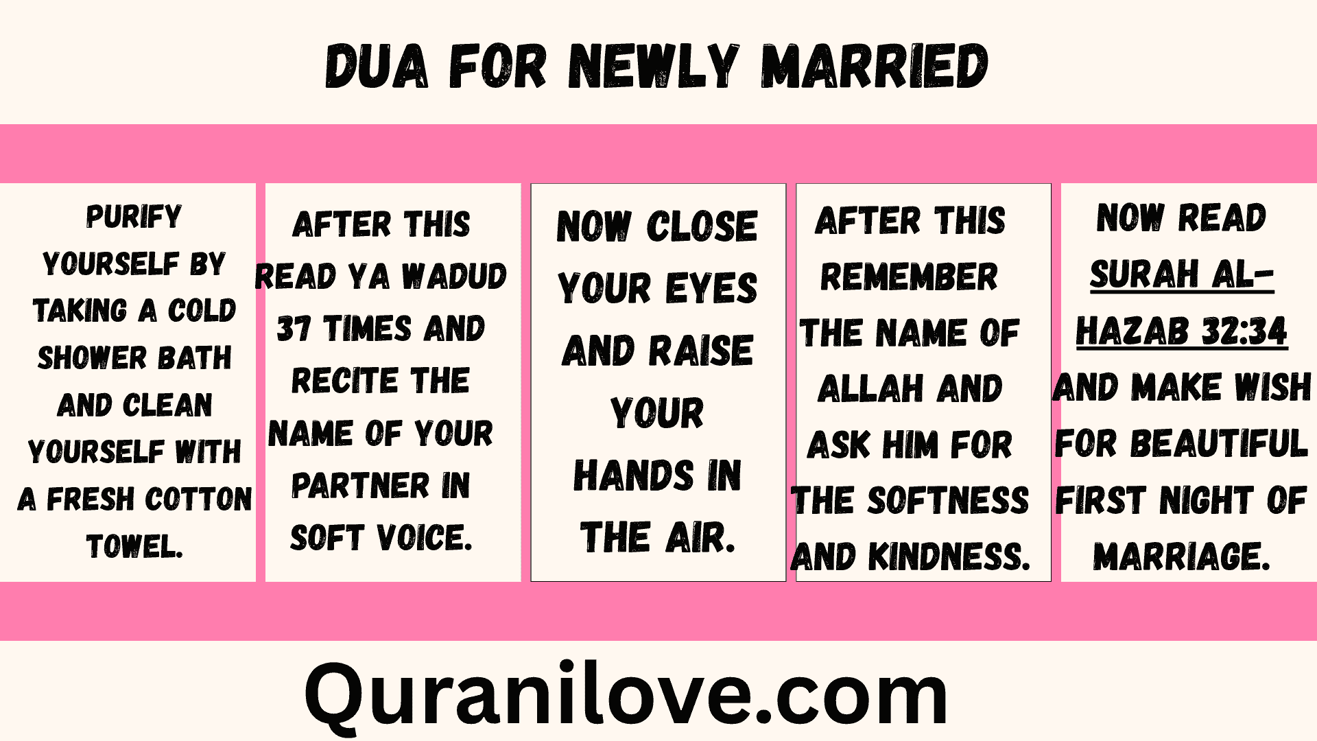 Dua For Newly Married