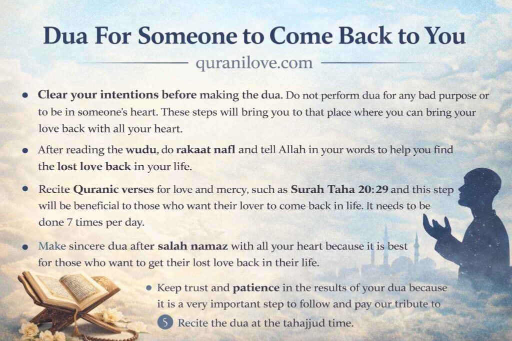 Dua To Get Someone Back In Your Life After Separation 2 Dua For Someone to Come Back to You