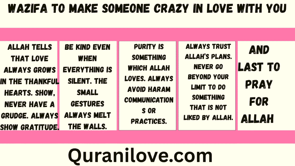 Wazifa to Make Someone Crazy in Love With You