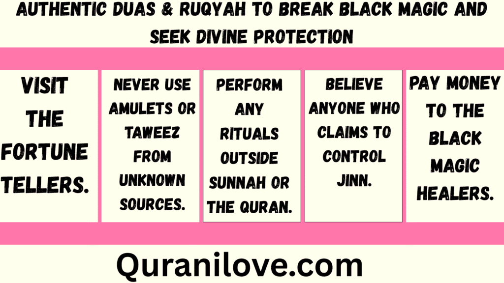 Authentic Duas & Ruqyah to Break Black Magic and Seek Divine Protection