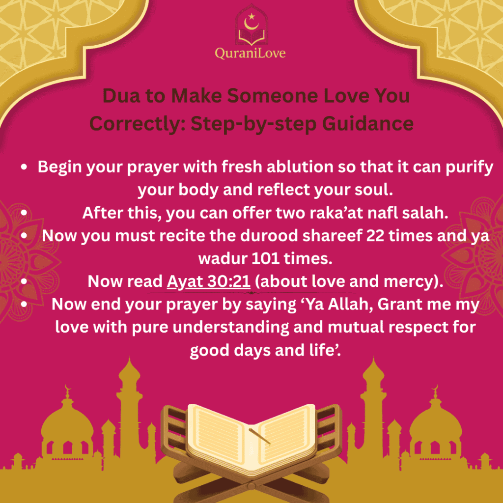 How to Perform the Dua to Make Someone Love You Correctly: Step-by-step Guidance