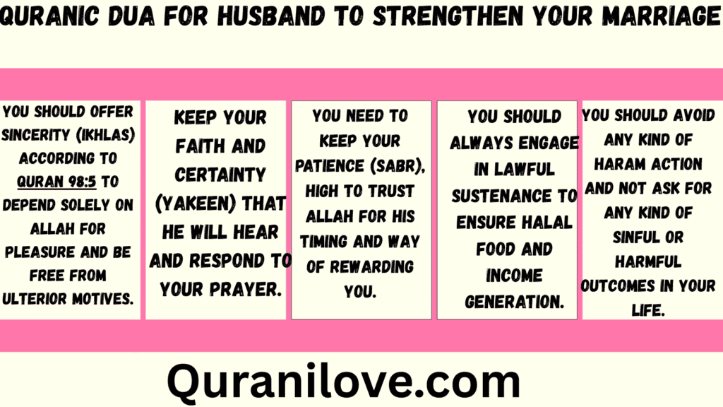 Quranic Dua For Husband To Strengthen Your Marriage